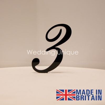 Single Number Cake Toppers