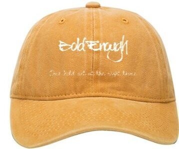 "Bold Enough" Branded Unisex Caps Adjustable - Yellow Gold