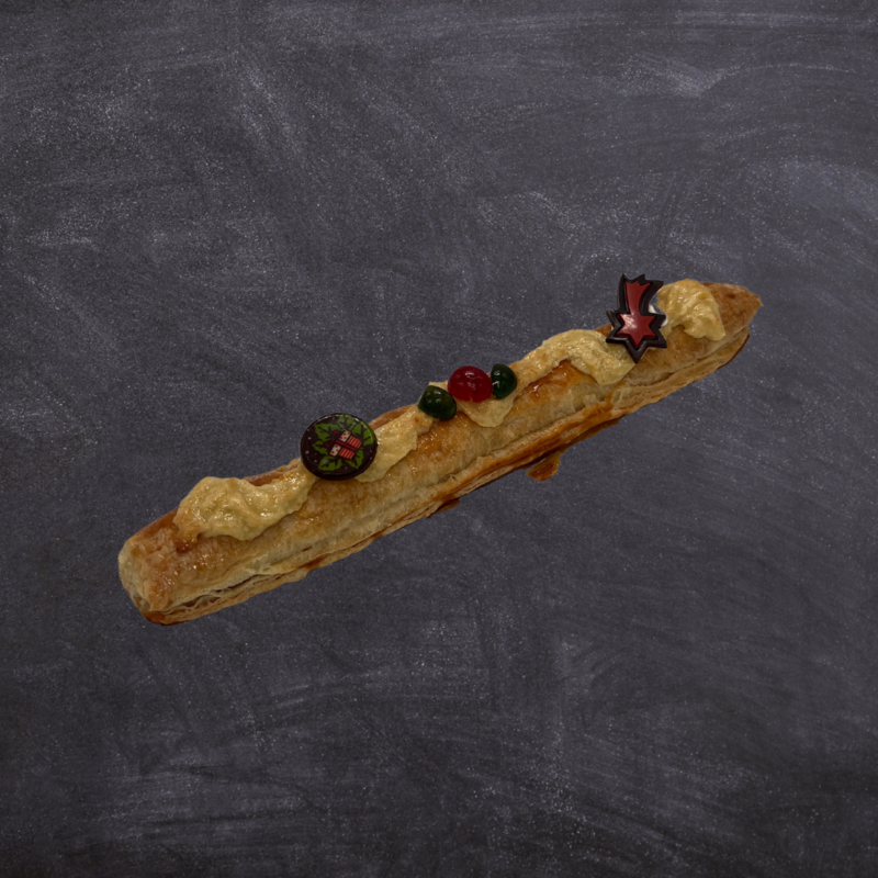 Opgemaakte amandelstaaf