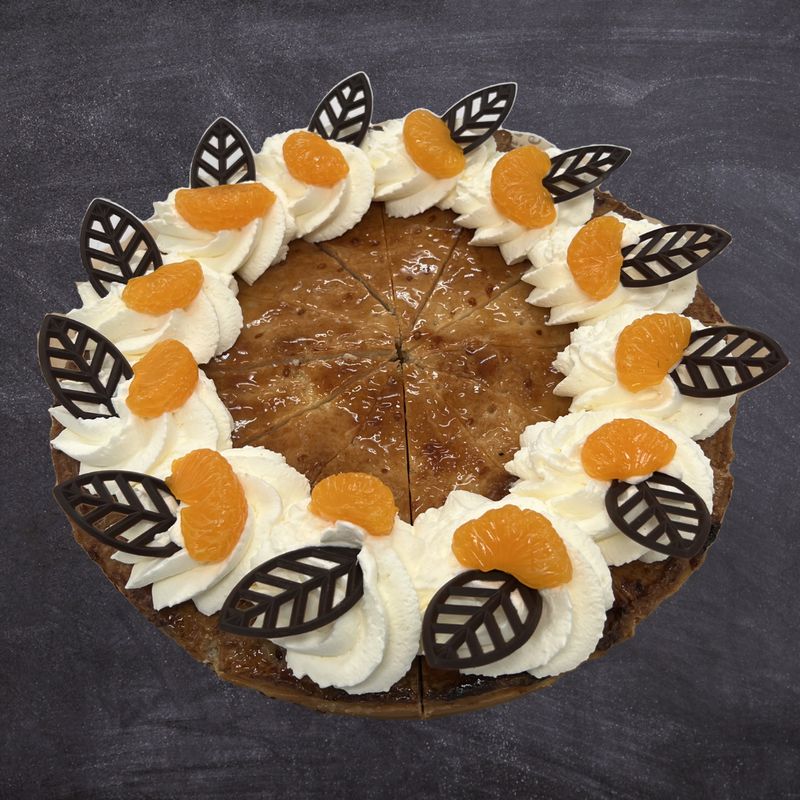 Appeltaart met slagroom