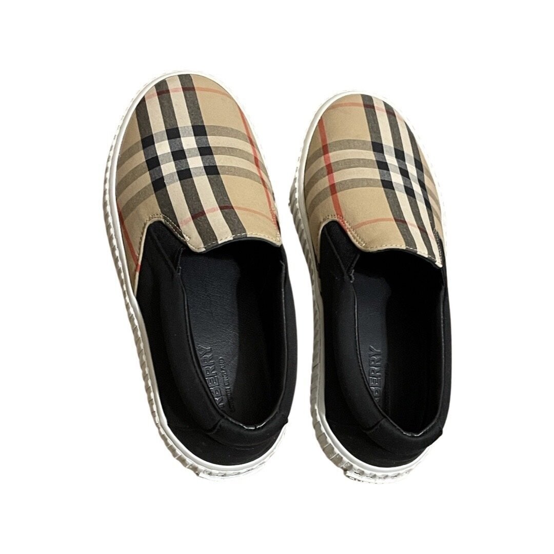 Burberry Kids Slip-Ons.