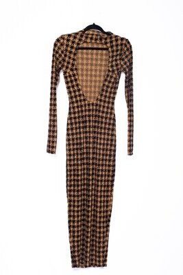 Naked Wardrobe Back Keyhole Cutout Maxi Dress