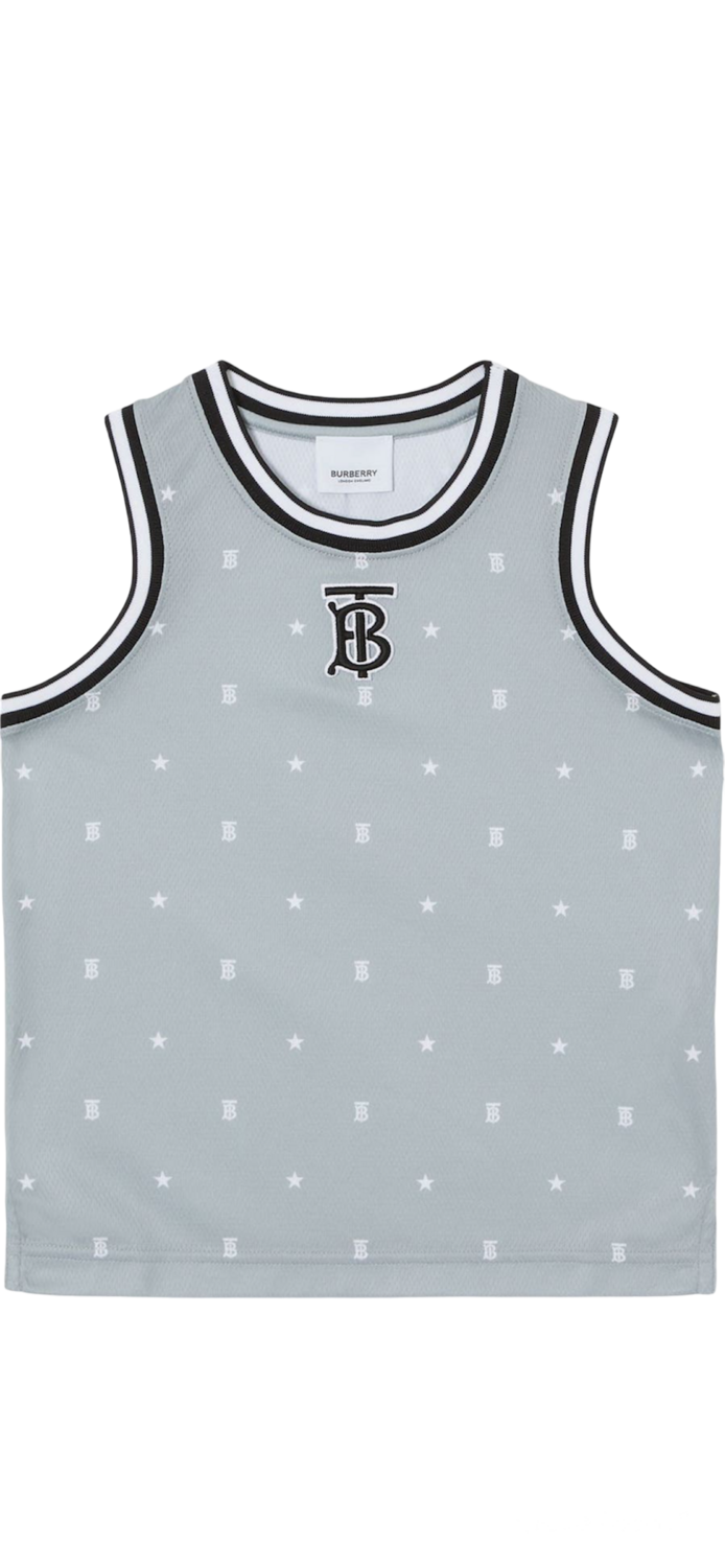 Burberry Kids
 Gregory TB Star Print Jersey