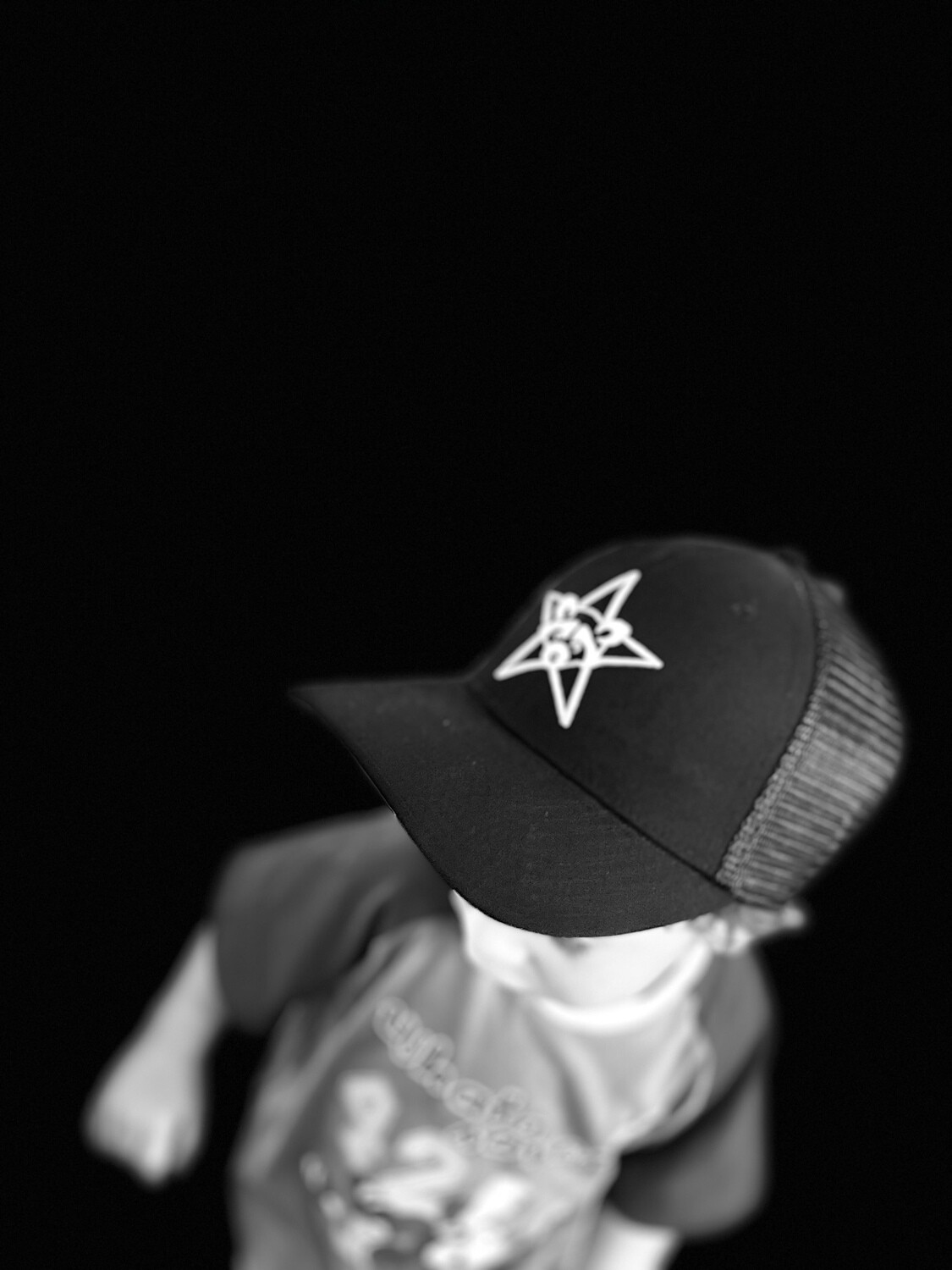 Trucker Cap Black Raccoon