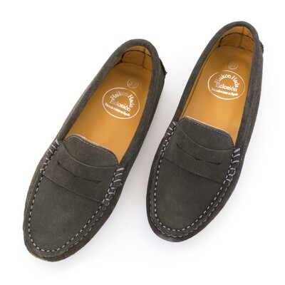 Mocasines Tania Afelpado Gris