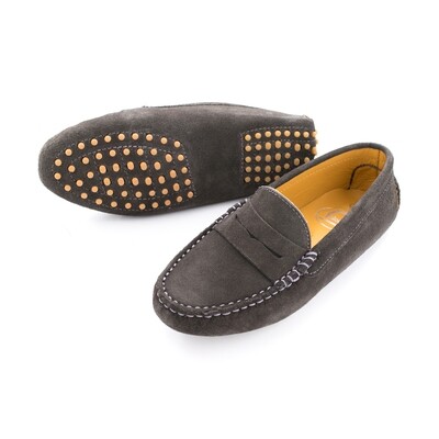 Mocasines Tania Afelpado Gris