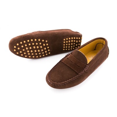 Mocasines Tania Afelpado Marrón