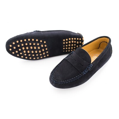 Mocasines Tania Afelpado Marino