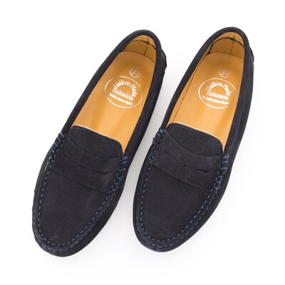 Mocasines Tania Afelpado Marino