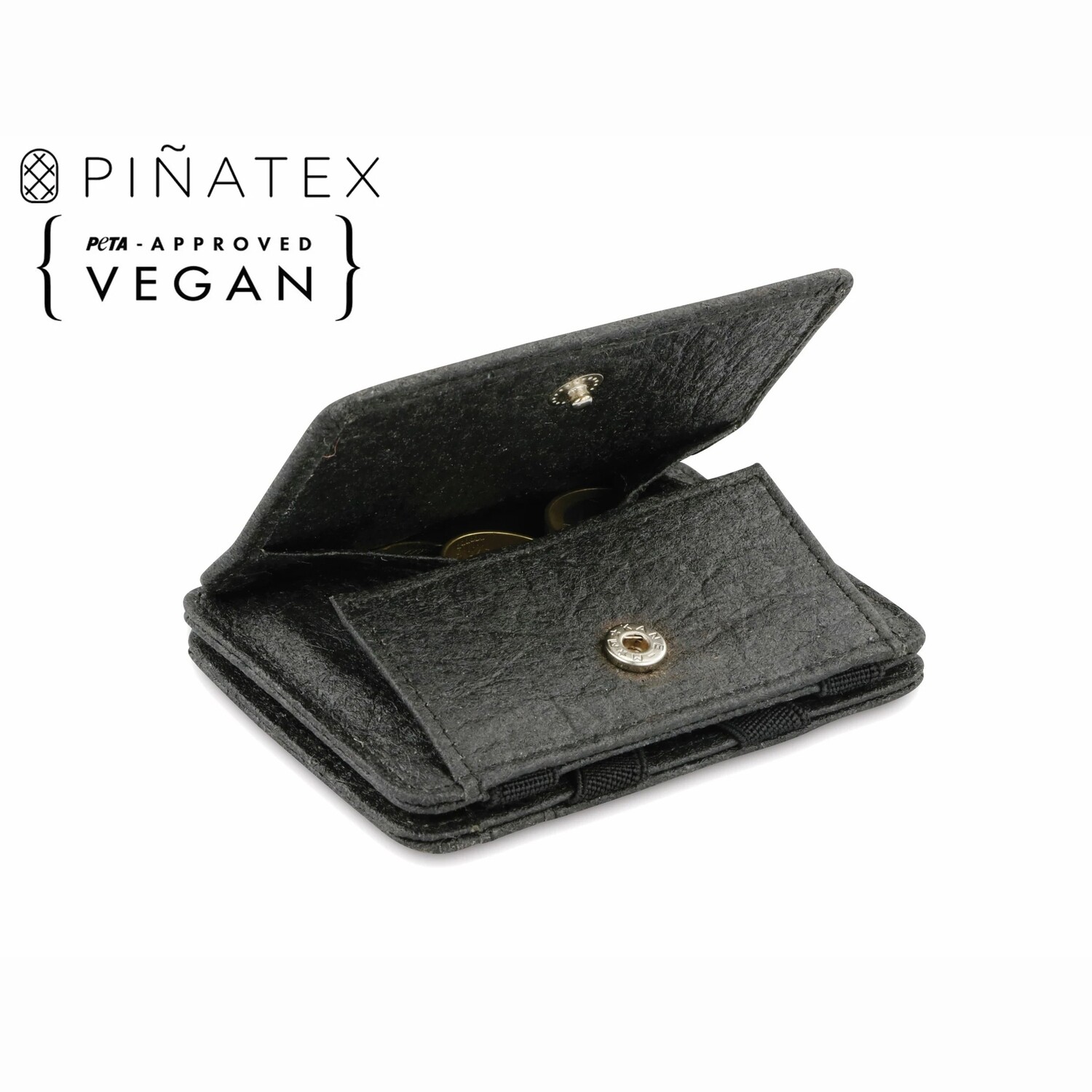 Magic Coin Vegano, Color: Charcoal