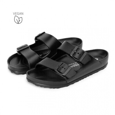 Sandalia Unisex  Bio EVA Hebillas Negro New Coachella