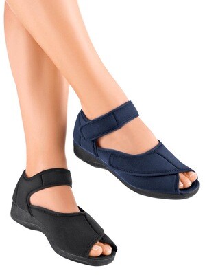 Sandalia Negro zapatilla bio con velcro Gaviota