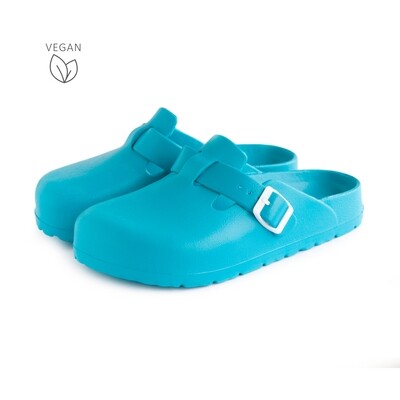 Zueco bio EVA mule Turquesa Desalia