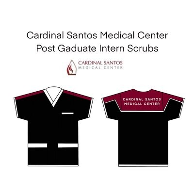 Cardinal Santos - Post Graduate Intern Scrubs