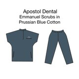 Apostol - Emmanuel Scrubs in Luxe Lite Charcoal 