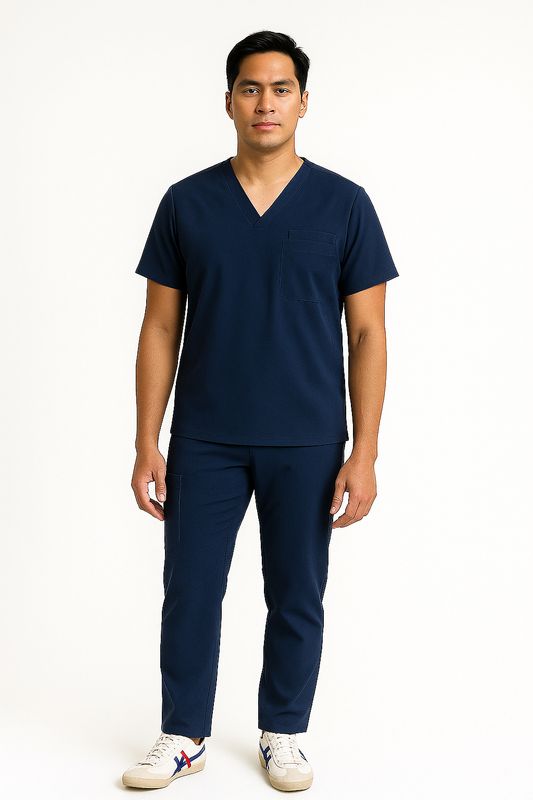 Basic Scrubs V-Neck Set - New Style (Unisex)