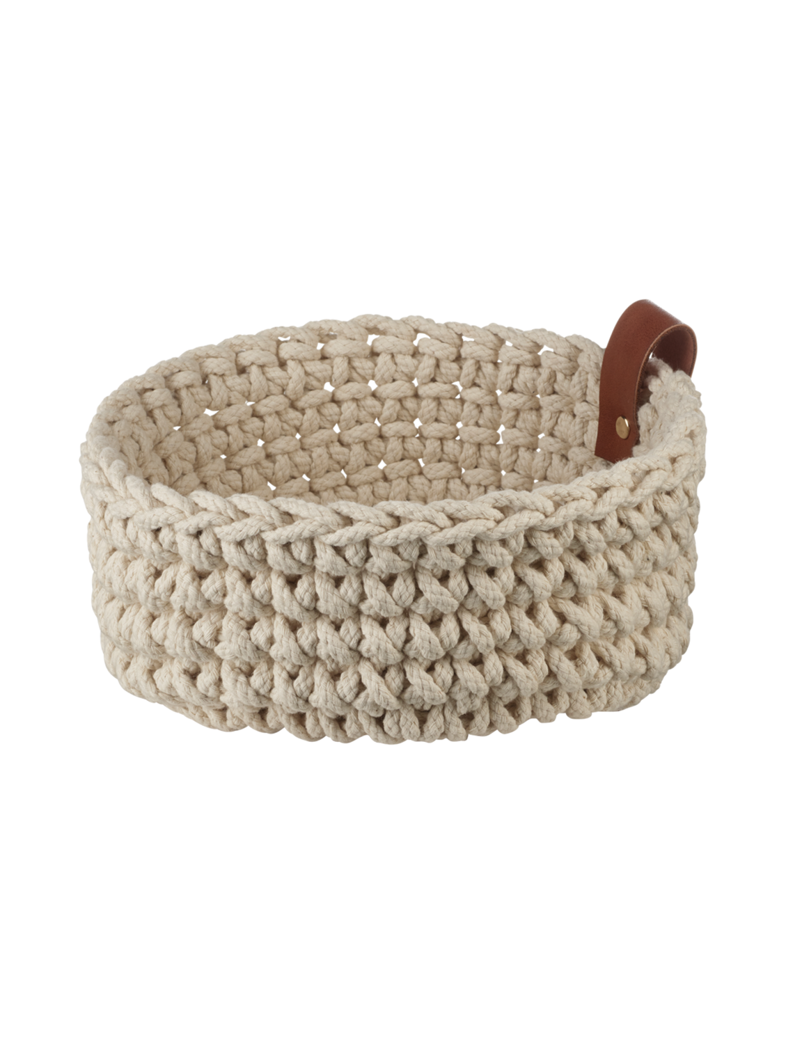 Panier Crochet Ecru D20 × H9,5cm - Asa