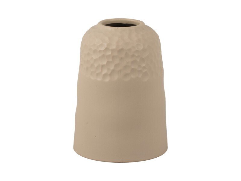 Vase CARVE Beige D11 x H16cm - PresentTime