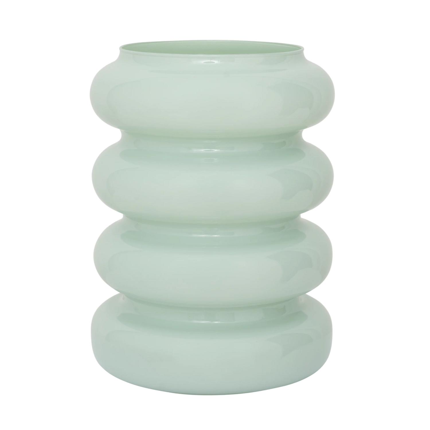 Vase Glass Bulb Celadon D19 × H25cm - UrbanNatureCulture
