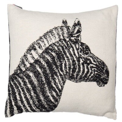 Housse de coussin Zèbre 50x50 David Fusseneger