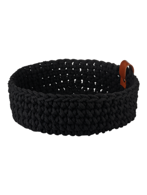 Panier Crochet Noir D26 × H10cm - Asa
