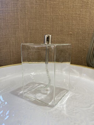 Lampe à huile Cube transparente XL - Bazardeluxe