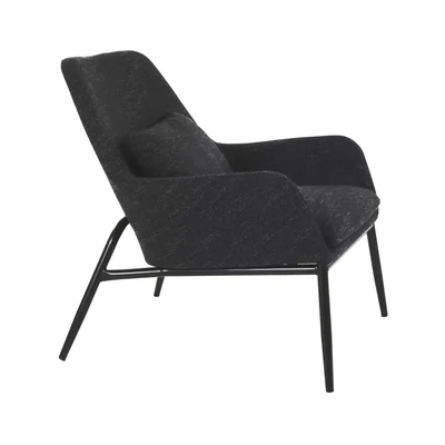 HAILEY Fauteuil Anthracite - Pomax