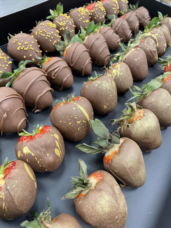 Súkkulaði hjúpuð jarðarber