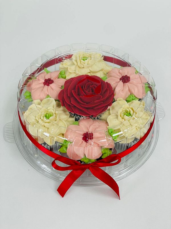 Konudags kökublómvöndur