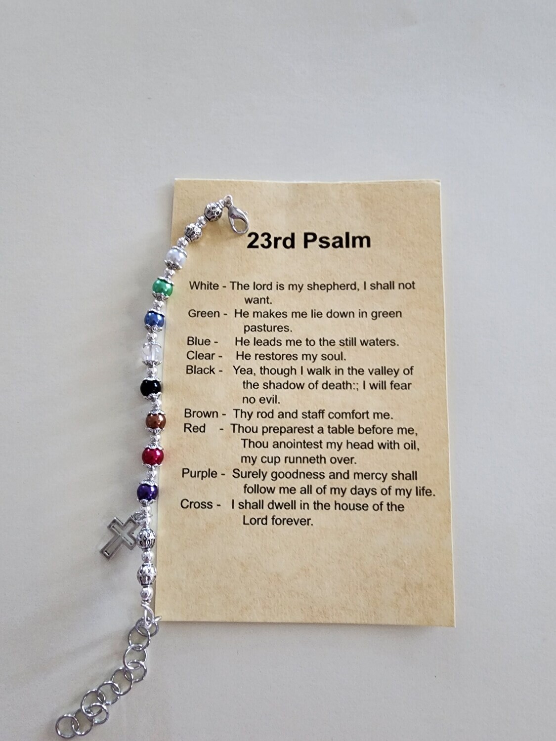 23rd Psalm Bracelet