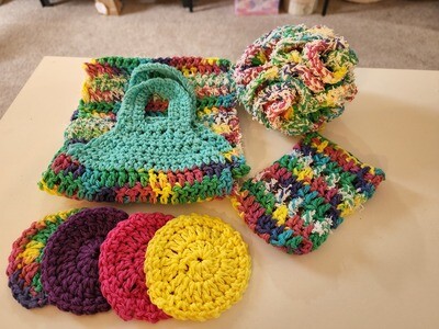 Crochet Bath Set