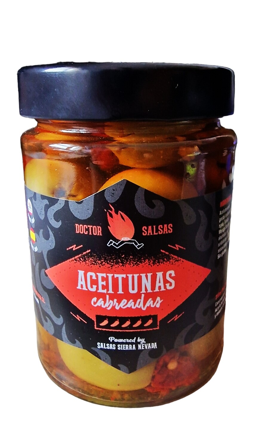 Azeitonas &quot;Diabólicas&quot; com Trinidad Moruga Scorpion Fumado