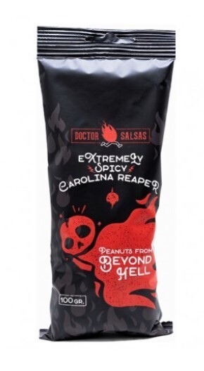 Amendoins de Carolina Reaper - 100 grs - Doctor Salsas