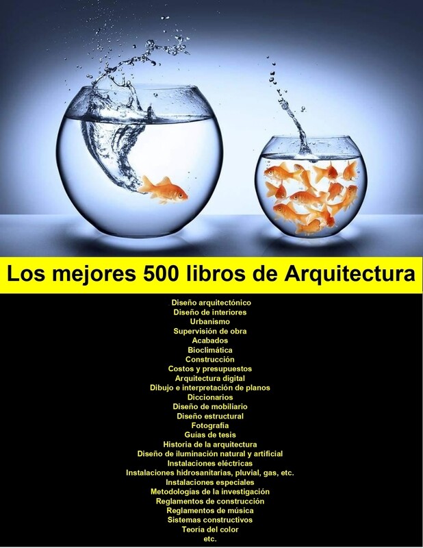 Los mejores 500 libros de Arquitectura