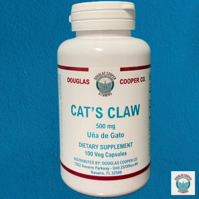 Cat’s Claw: 500mg, 100 Caps