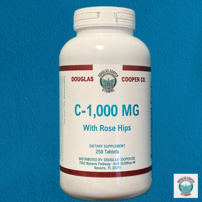 C 1,000mg: One Gram with Rose Hips, 250 Tabs