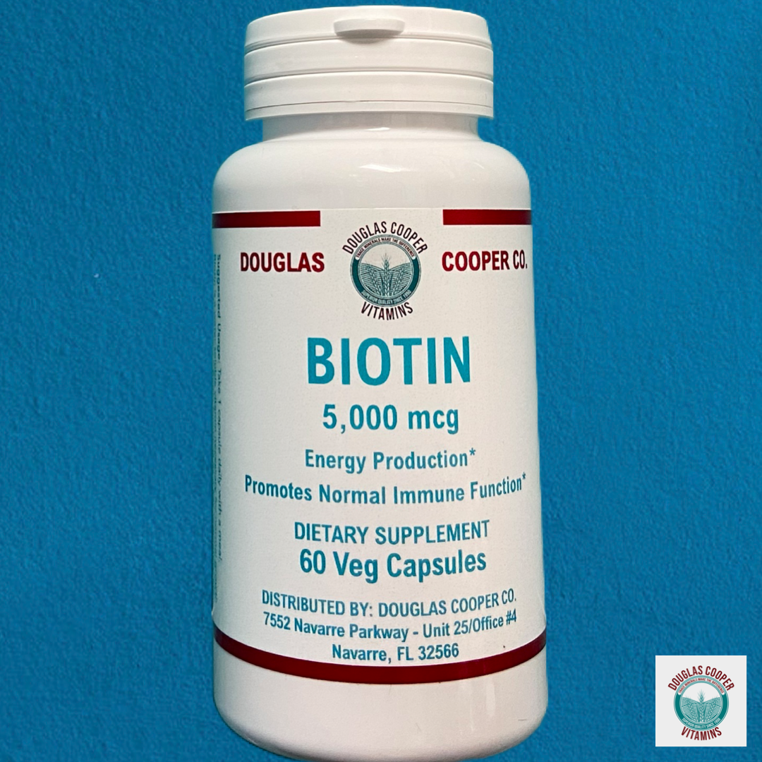 Biotin: 5,000mcg, 60 Vcaps
