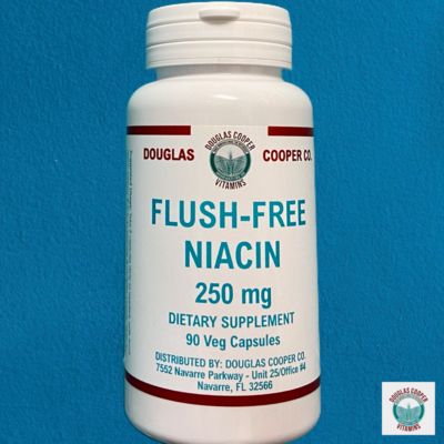 Niacin FLUSH FREE: 250mg, 90 Vcaps