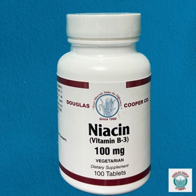 Niacin: 100mg, 100 Tabs