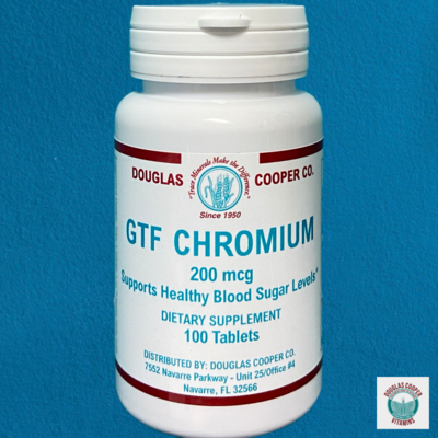 Chromium GTF: 200mcg, 100 Tabs