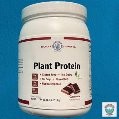 Plant Protein: Pea blend with Chia, 21g Protein per serving - CHOCOLATE