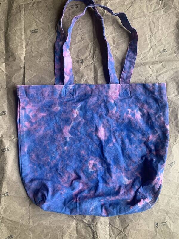 bleach dye tote