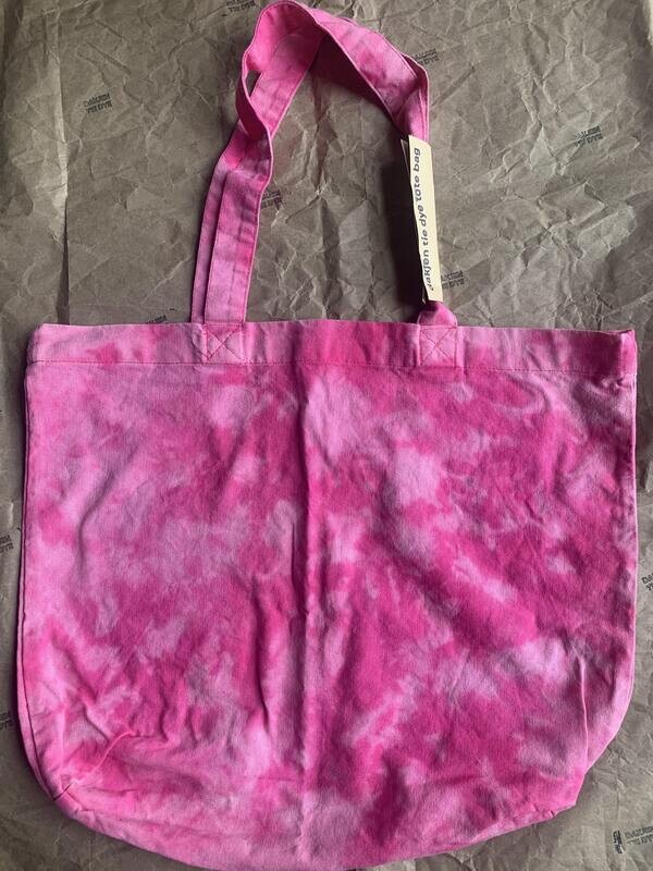 bleach dye tote