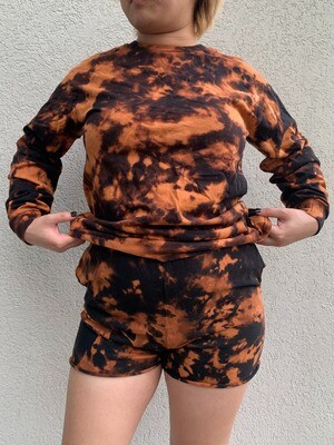 bleach dye PJ Set