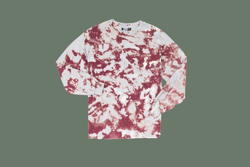 bleach dye long sleeves
