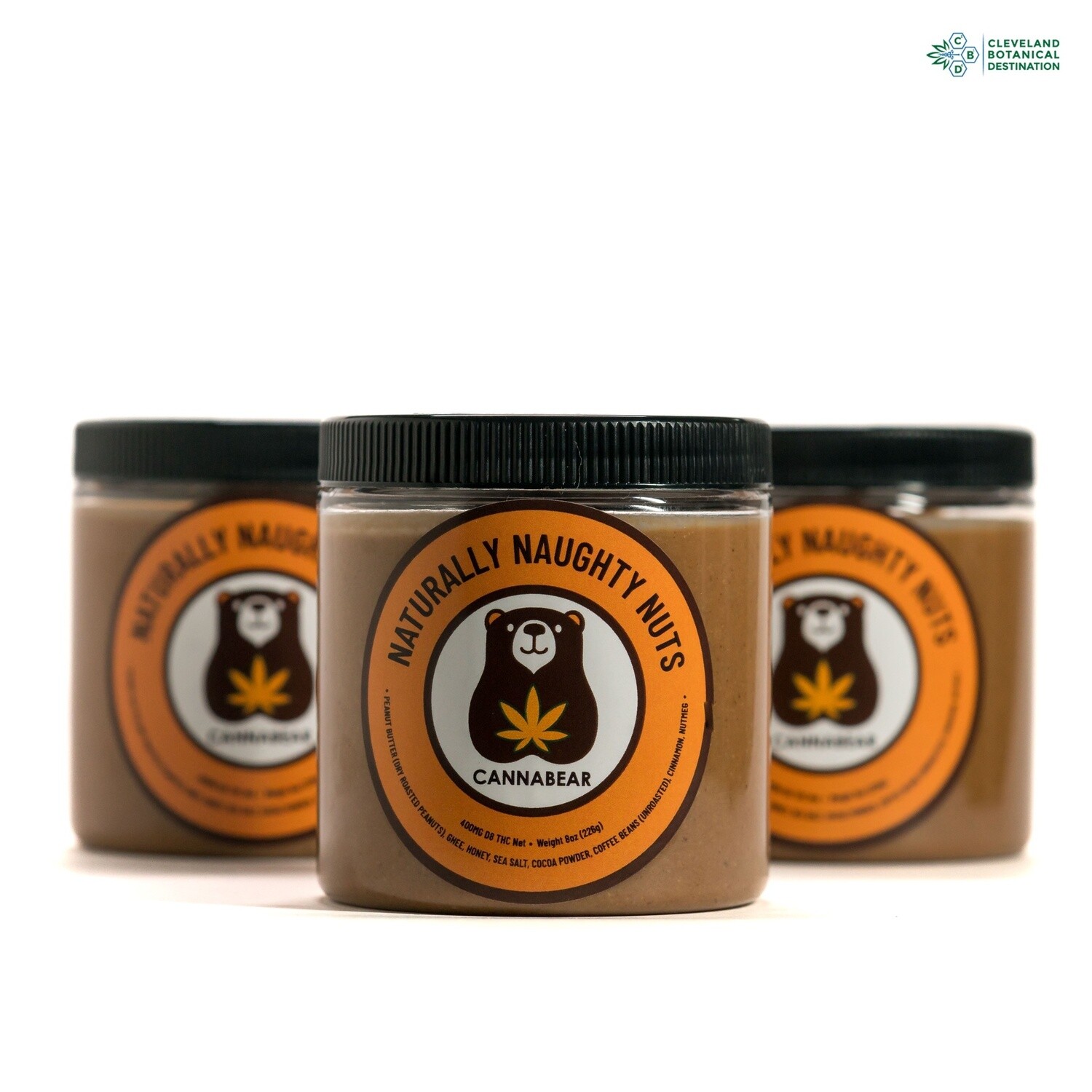 Cannabear Naughty Nuts (Nano D8 Infused Peanut Butter)