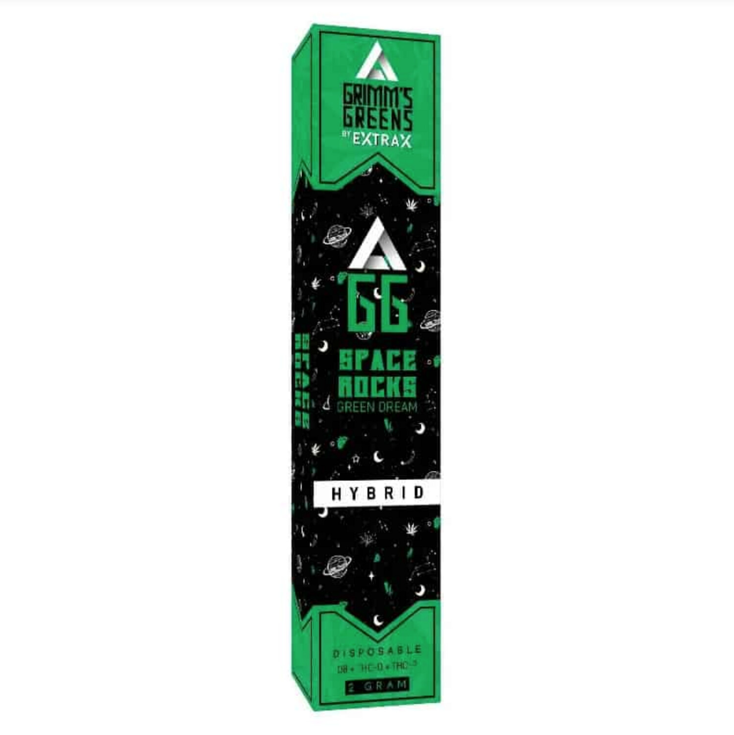 Extrax by Grimm Green "Space Rocks" Disposable (2g, Delta 8 + THCO + THCP)