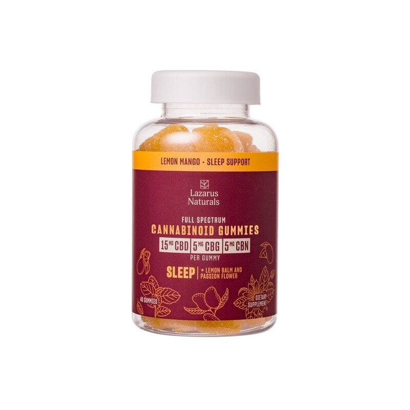 Lazarus Naturals CBD Sleep Gummies