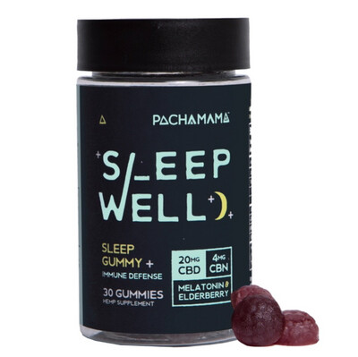 Pachamama Sleep Gummies (THC-Free, CBD+CBN+Melatonin )