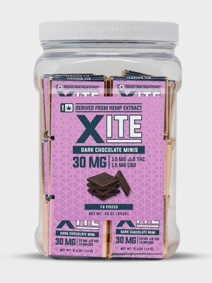 Xite D9 THC Dark Chocolate Minis (with CBD)